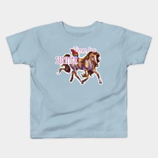 Time for Summer Horse Kids T-Shirt